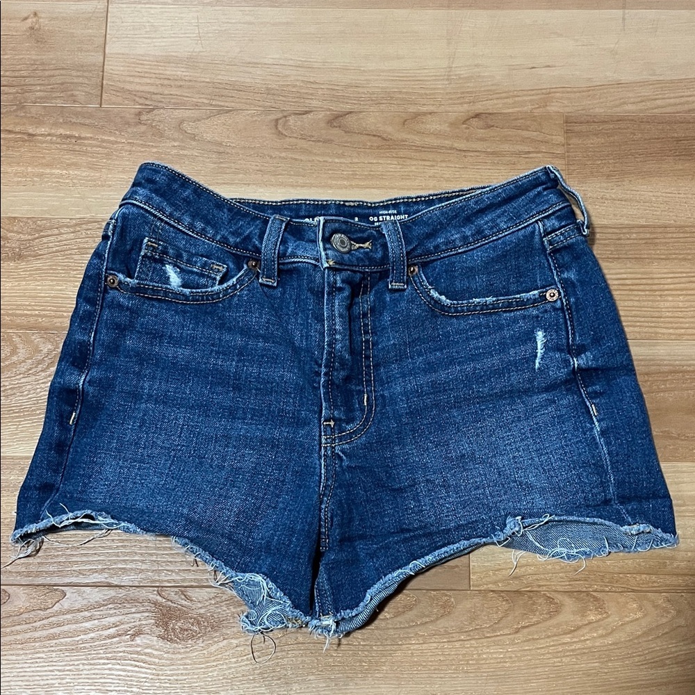 Old Navy Dark Blue Jean Shorts